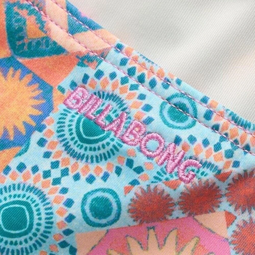 Lot Of 2 Billabong Girls One-Piece Swimsuit UPF 50+ Sun Protection Quick Drying